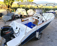 Carica l'immagine nel visualizzatore di Gallery, Conero Ciao motorizzata Yamaha F40GET1L Supreme Carrello Simacar 750 Revisionato