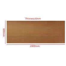 Carica l&#39;immagine nel visualizzatore di Gallery, Teak sintetico 2400x600x6mm EVA Foam
